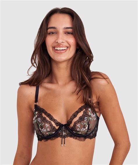 Bras N Things Enchanted Moonlight In Vermont Brazilian Knicker Black