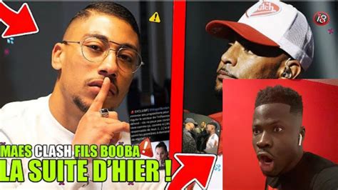 MAES CLASH FILS De BOOBA IL REAGIT De SUITE J EXPLIQUE TOUT BOYZY