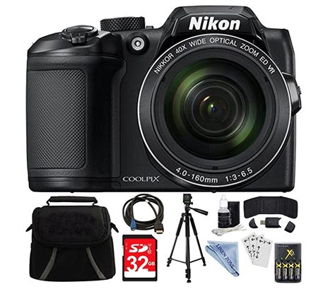 Nikon Coolpix B500 Black 16mp 40x Optical Zoom Digital Camera 32gb