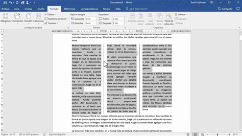 Cómo crear columnas en Word Jorge Olmos