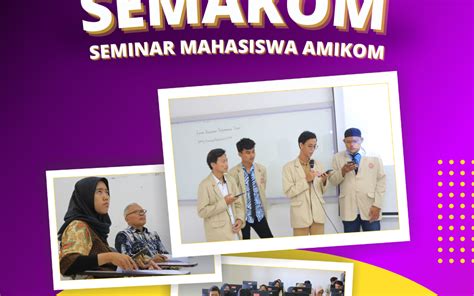 Semakom Seminar Mahasiswa Amikom Stmik Amikom Surakarta