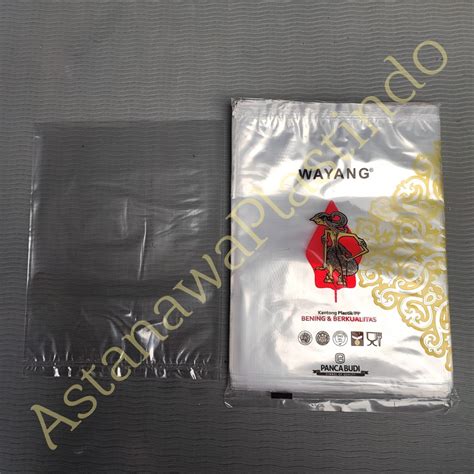 Jual Plastik Pp Cap Wayang Plastic Bening X Merk Wayang Shopee