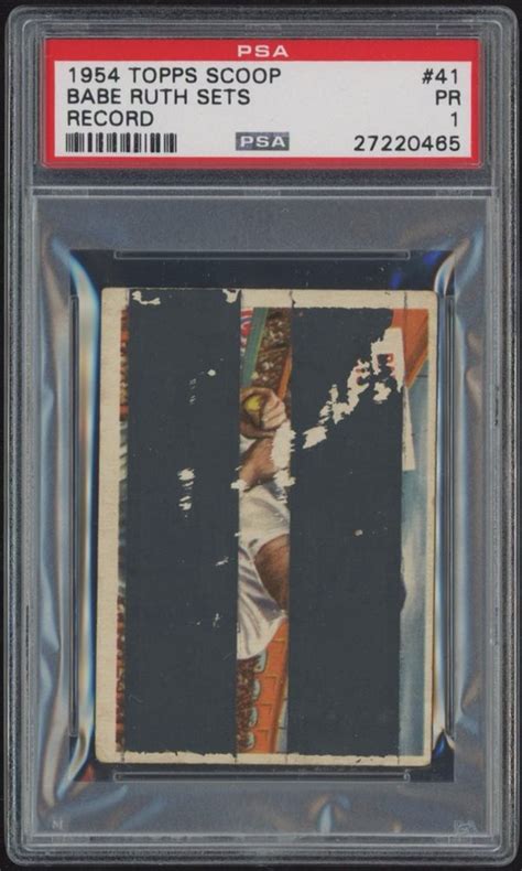 Auction Prices Realized Non Sport Cards 1954 Topps Scoop Babe Ruth Sets