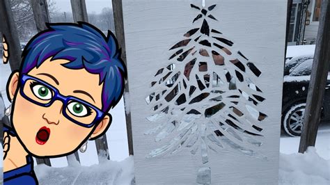 Let S Make A Broken Mirror Christmas Tree Inspired By Kinwoven Robeson