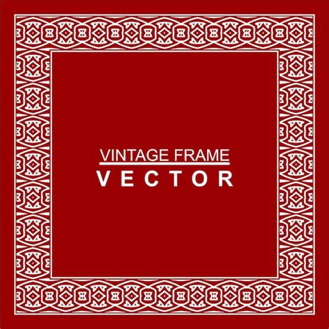 Premium Vector Vintage Frame