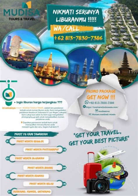 Contoh Brosur Paket Wisata Jogja Koleksi Gambar