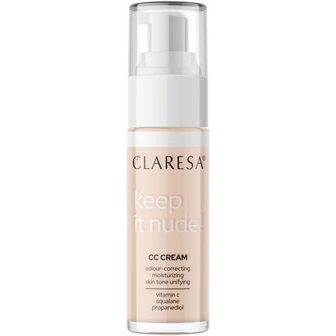 Claresa Keep It Nude Krem CC Do Twarzy 101 30 Ml Hebe Pl