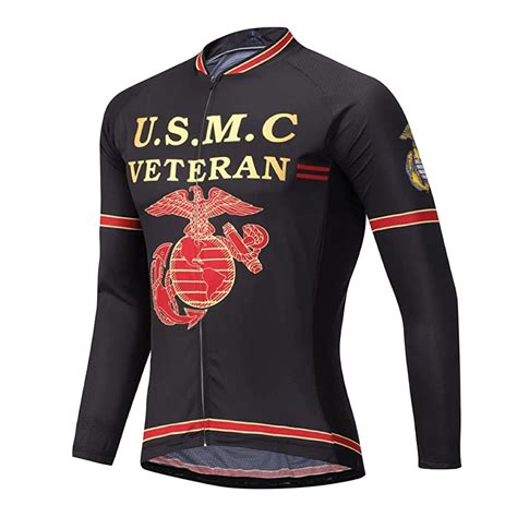 Usmc Veteran Long Sleeve Cycling Jersey Montella Cycling