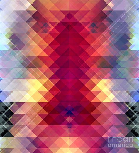 Abstract Geometric Spectrum Digital Art By Phil Perkins Pixels