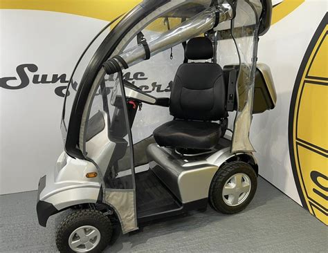 TGA Breeze S4 With Canopy Sides Electric Mobility Scooter Sunshine