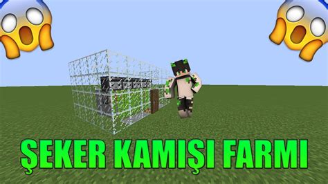 MİNECRAFT ŞEKER KAMIŞI FARMI YAPILIŞI 1 12 1 19 Minecraft Kolay