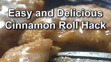 Easy And Delicious Cinnamon Roll Hack Using Heavy Whipping Cream