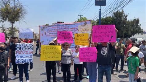 La Jornada Exigen Con Bloqueo Cerrar Procesadora De Carne En Ecatepec