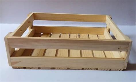 Natural Finish Cream Rectangular Pinewood Tray Size X X Cm At