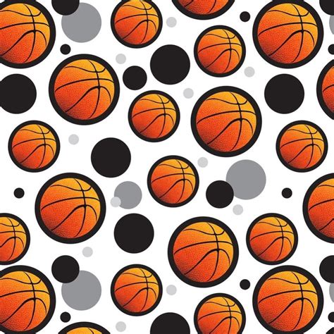 Premium T Wrap Wrapping Paper Roll Pattern Basketball Basketball