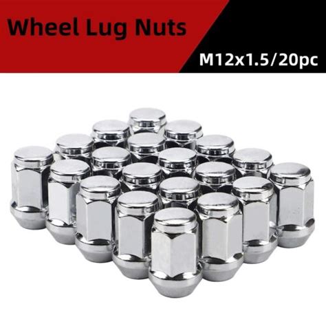 For Ford Fusion Ford Escape Etc 20PCS M12x1 5 19 Mm Or 3 4 HEX Wheel