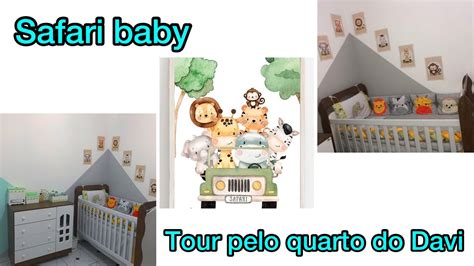 TOUR PELO QUARTO DO BEBÊ TEMA SAFARI YouTube