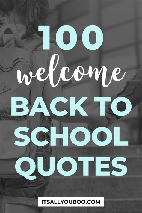 Back to school quotes for kids parents and teachers – Artofit
