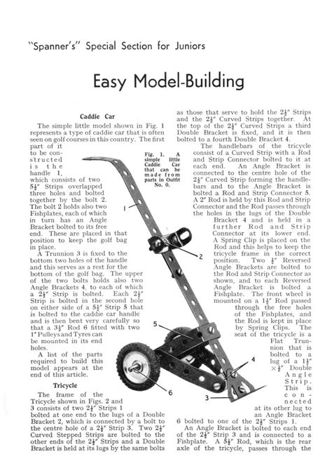 Pdf Meccano Models Instruction Crane Loom Clock Other Etsy