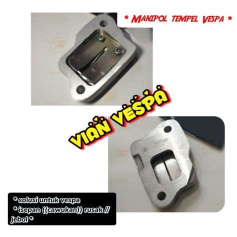 Jual INTAKE MANIPOL VESPA TEMPEL KARBURATOR STANDAR MANIPOL TEMPEL PLUS