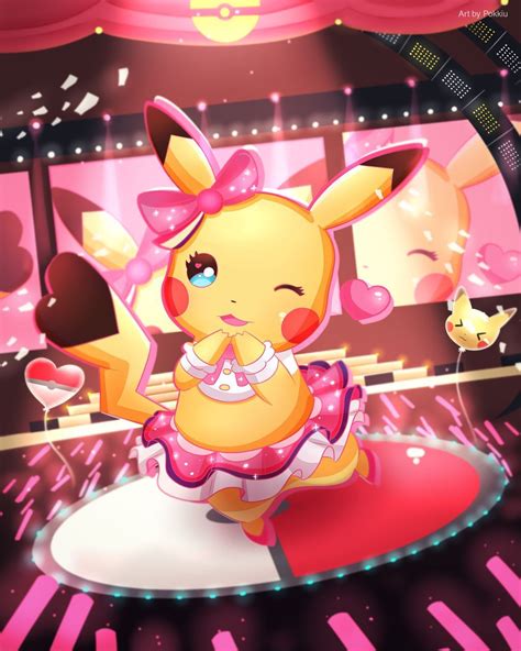 Idol Pikachu ポケモン 誕生日 ピカチュウの壁紙 ポケモンの描き方