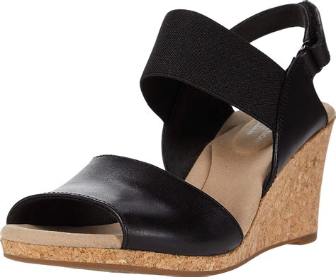 Amazon Clarks Women S Lafley Lily Wedge Sandal Platforms Wedges