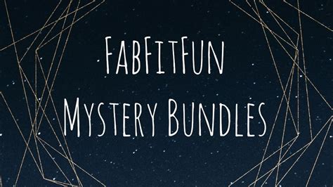 VLOGMAS Day 15 FabFitFun Winter Edit Sale Mystery Bundles YouTube