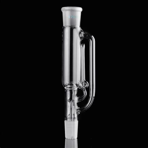 Lab Glass Soxhlet Extractor Condenser Set W 60ml Flat Bottom Flask