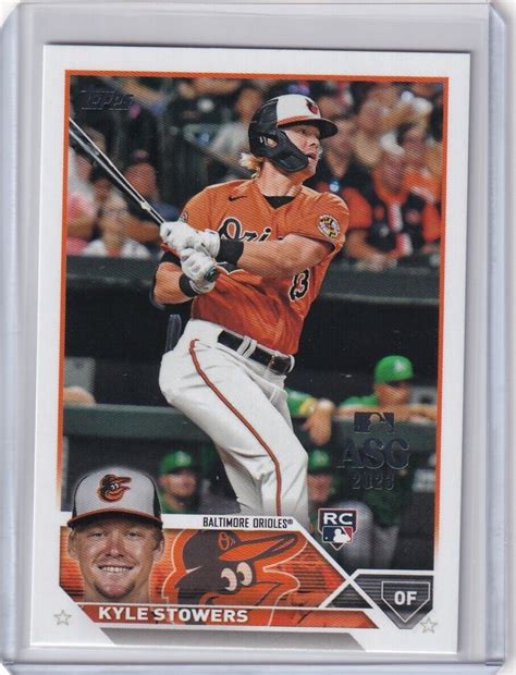 2023 TOPPS SET ASG SP RARE RC KYLE STOWERS BALTIMORE ORIOLES ROOKIE