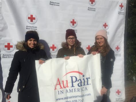 New Jersey Au Pairs Volunteer At Red Cross Event Kid Notes The Au