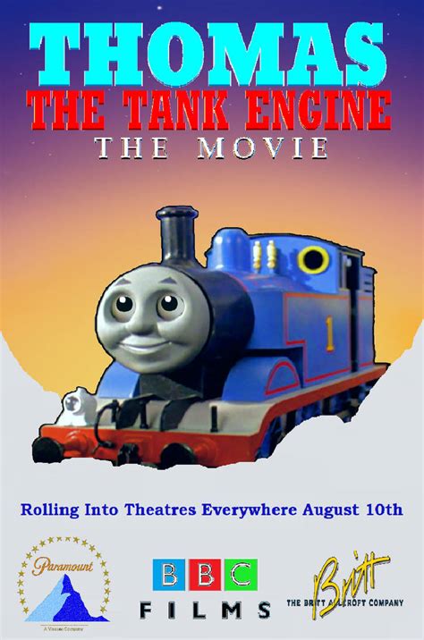 Thomas The Tank Engine The Movie Poster By Jellytoyproductions On Deviantart