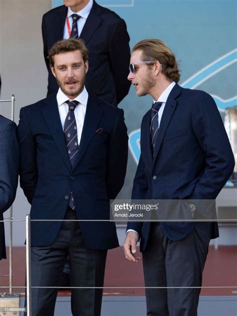 Pierre Casiraghi And Andrea Casiraghi Attends The Monaco E Prix