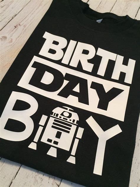 Star Wars Birthday Boy R2d2 Boy Shirt Or Onesie Star Wars Birthday Star Wars Theme Party