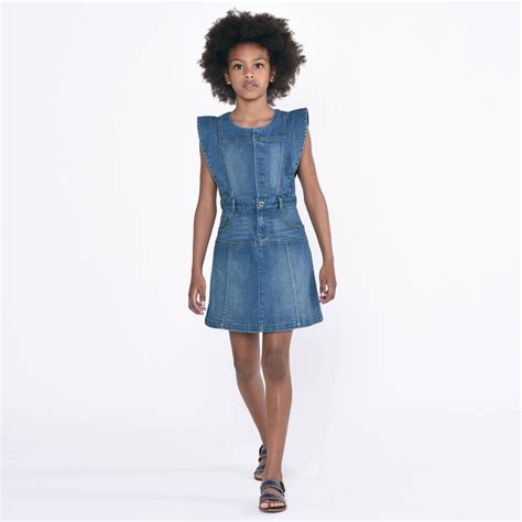 Chloé - Teen Girls Blue Denim Dress | Childrensalon Outlet