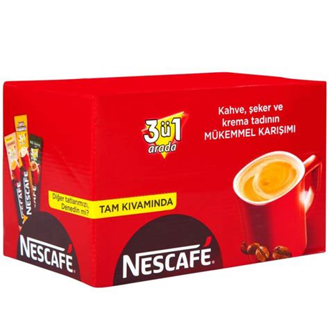 Nescafe 3 ü1 Arada 96 lı Ekonomik Paket Hazır Kahve Fiyat Etiketsiz