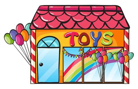 a toy shop 526123 Vector Art at Vecteezy