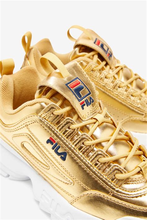 Women S Disruptor 2 Premium Metallic Shoes Fila