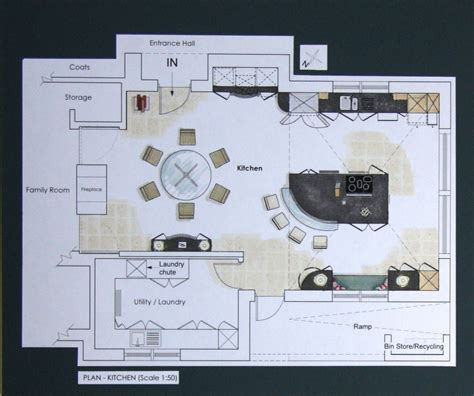 Rendered Floor Plan With Dimensions Anthony Bacon