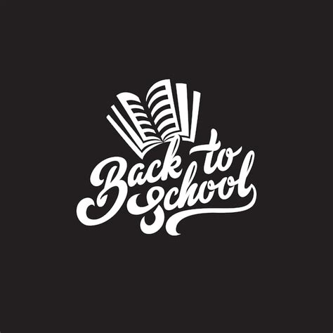 Free Vector Back To School Text Lettering Calligraphic Composition