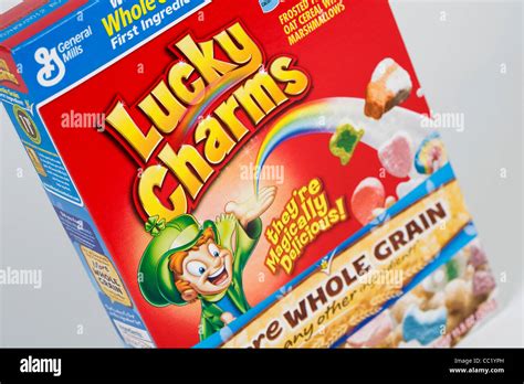 Lucky Charms Breakfast Cereal Stock Photo Alamy
