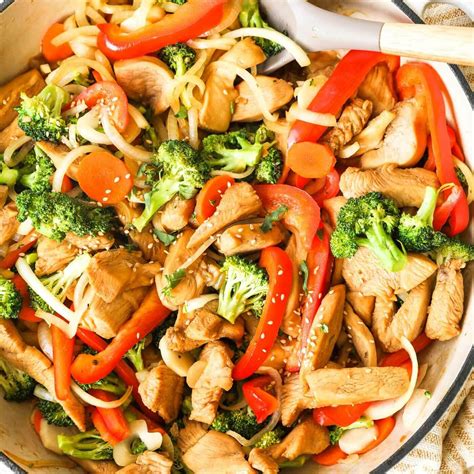 Healthy Marinated Chicken Stir Fry One Pan Real Simple Good