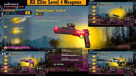 All Elite Weapons Far Cry New Dawn Far Cry New Dawn Level 4 Weapons