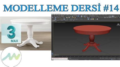 3d Max Masa Modelleme Dersi 3dsmaxdersleri YouTube