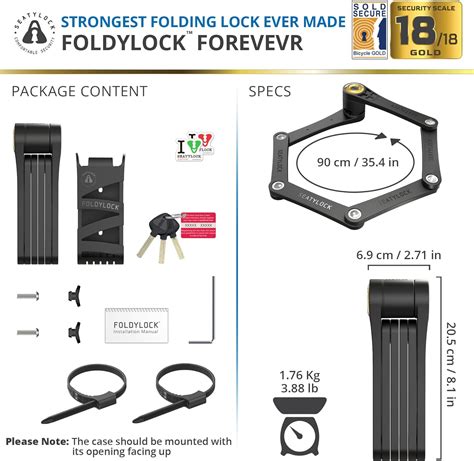 Foldylock Forever Folding Bike Lock Review Tech D Gadgets