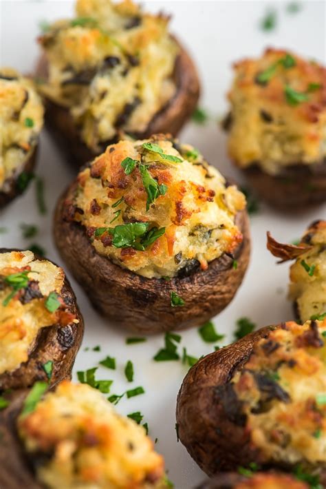 Air Fryer Stuffed Mushrooms Recipe Deliciously Sprinkled