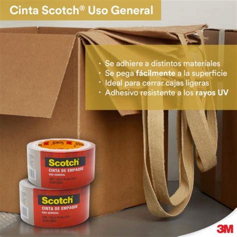 Cinta De Empaque Uso General Color Transparente Mm X M The