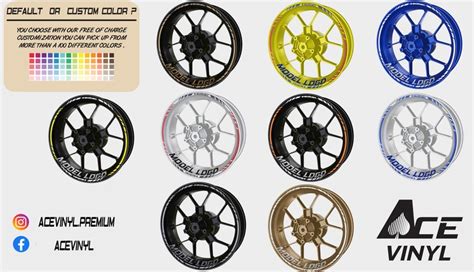 Suzuki GSXR 600 Wheel Decals Rim Stickers GSX R Rim Tape Set Etsy