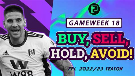 FPL Transfer Tips Gameweek 18 BUY SELL HOLD AVOID Fantasy