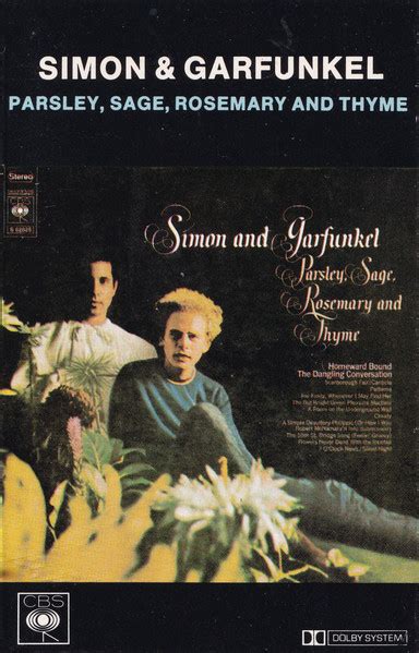 Cassette Simon Garfunkel Parsley Sage Rosemary And Thyme