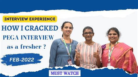 How I Cracked Pega Interview As A Fresher Freshers Must Watch